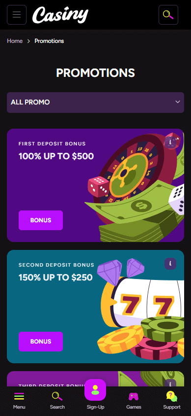 The Ultimate Experience at Casiny Casino